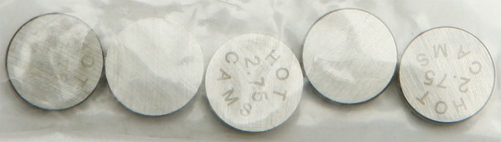 Hot Cams Valve Shims 10.00x2.75mm 5/pk - Street Collection