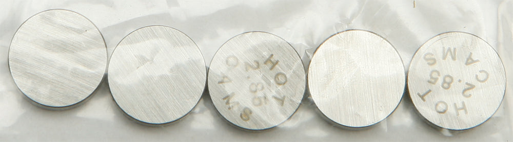 Hot Cams Valve Shims 10.00x2.85mm 5/pk - Street Collection