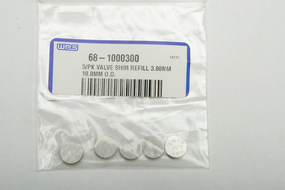 Hot Cams Valve Shims 10.00x3.00mm 5/pk - Street Collection