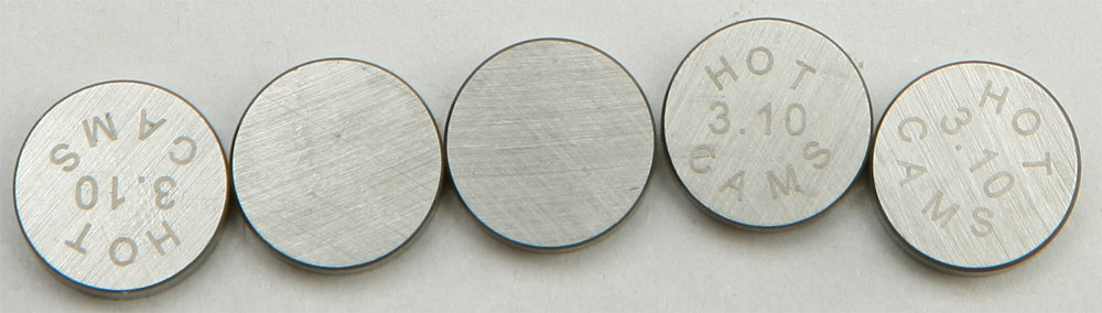 Hot Cams Valve Shims 10.00x3.10mm 5/pk - Street Collection