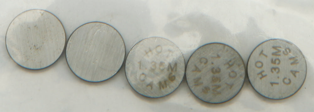 Hot Cams Valve Shims 7.48x1.35mm 5/pk - Street Collection