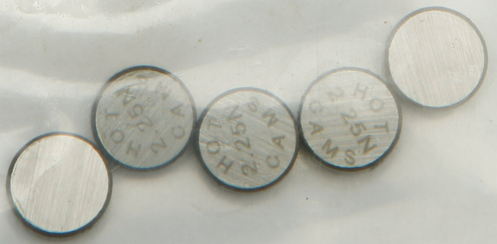 Hot Cams Valve Shims 7.48x2.25mm 5/pk - Street Collection