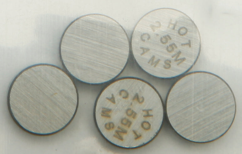 Hot Cams Valve Shims 7.48x2.55mm 5/pk - Street Collection