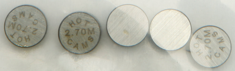 Hot Cams Valve Shims 7.48x2.70mm 5/pk - Street Collection