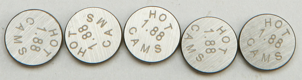 Hot Cams Valve Shims 8.90x1.88mm 5/pk - Street Collection