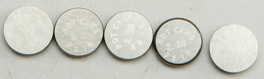 Hot Cams Valve Shims 8.90x2.28mm 5/pk - Street Collection