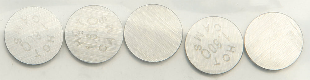 Hot Cams Valve Shims 9.48x1.60mm 5/pk - Street Collection