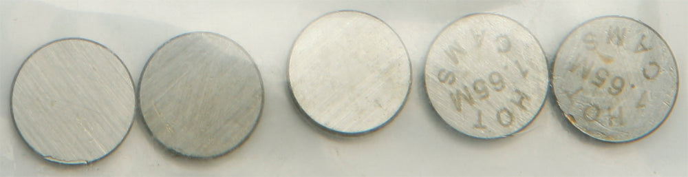 Hot Cams Valve Shims 9.48x1.65mm 5/pk - Street Collection