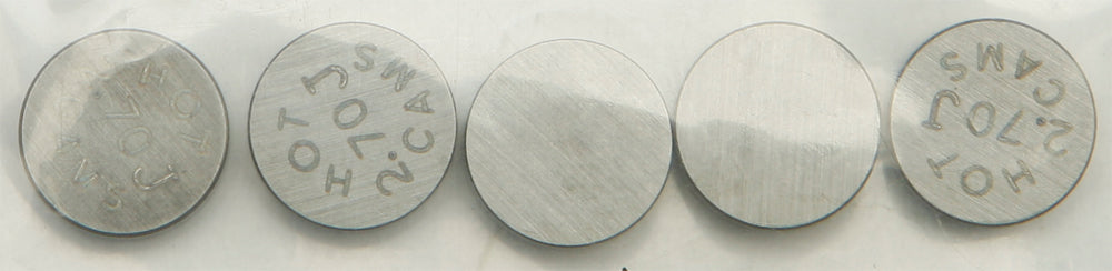 Hot Cams Valve Shims 9.48x2.70mm 5/pk - Street Collection