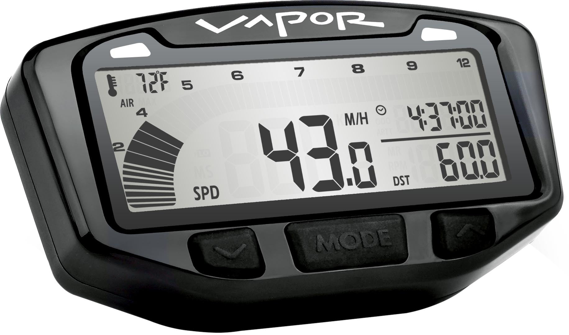 Trail Tech Vapor Computer Kit Speed / Tach / Temp - Silver - Snowmobile Collection