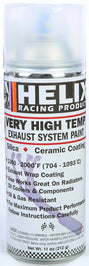 Helix Very High Temp Exhaust System Paint Satin Clean 11oz - Tires & Wheels