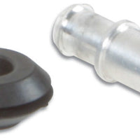 Vibrant 10mm (2/5in) O.D. Aluminum Vacuum Hose Fitting (includes Rubber Grommet) - Fabrication