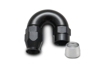 Vibrant 180 Degree High Flow Hose End Fitting for PTFE Lined -12AN - Fabrication
