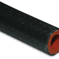 Vibrant 1in (25mm) I.D. x 5 ft. Silicon Heater Hose reinforced - Black - Fabrication