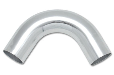 Vibrant 2.5in O.D. Universal Aluminum Tubing (120 degree Bend) - Polished - Fabrication