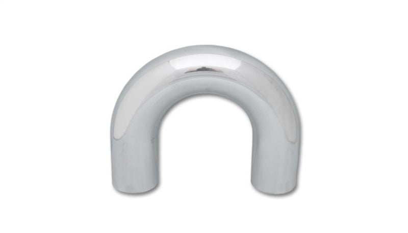 Vibrant 2.5in O.D. Universal Aluminum Tubing (180 degree Bend) - Polished - Fabrication