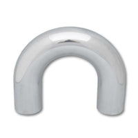 Vibrant 2.5in O.D. Universal Aluminum Tubing (180 degree Bend) - Polished - Fabrication