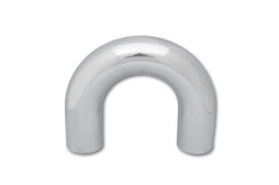 Vibrant 2.5in O.D. Universal Aluminum Tubing (180 degree Bend) - Polished - Fabrication