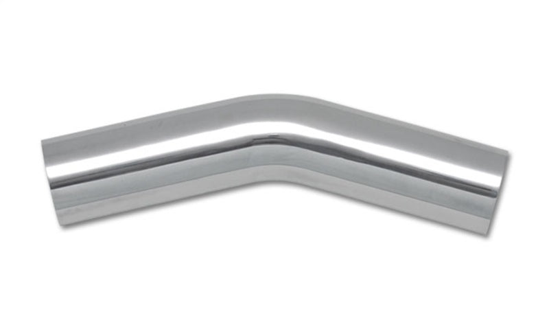 Vibrant 2.5in O.D. Universal Aluminum Tubing (30 degree Bend) - Polished - Fabrication