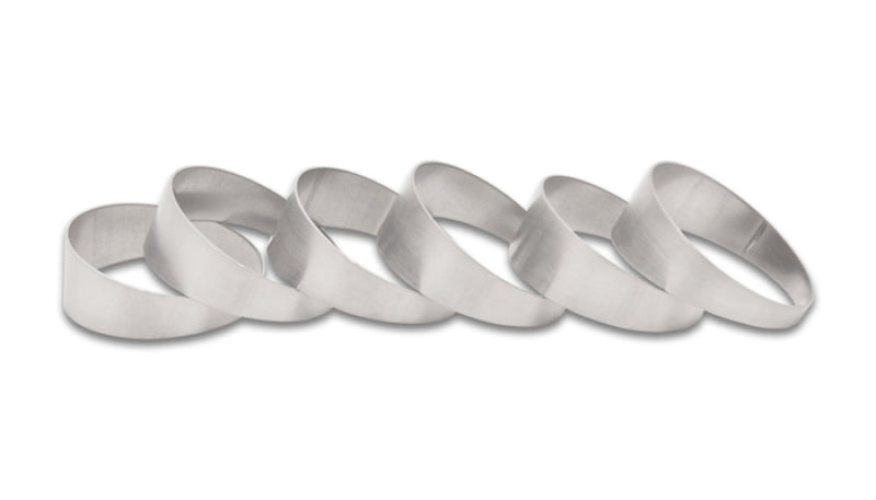 Vibrant 3.50in O.D. T304 SS Pie Cuts - Set of 6 - Fabrication