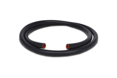 Vibrant 3/8in (10mm) I.D. x 5 ft. Silicon Heater Hose reinforced - Black - Fabrication