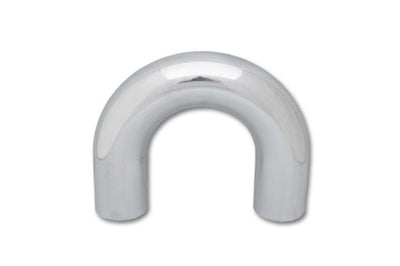 Vibrant 3in O.D. Universal Aluminum Tubing (180 degree Bend) - Polished - Fabrication