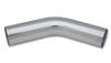 Vibrant 3in O.D. Universal Aluminum Tubing (45 degree bend) - Polished - Fabrication