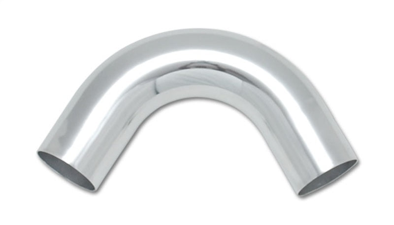 Vibrant 4in O.D. Universal Aluminum Tubing (120 degree Bend) - Polished - Fabrication