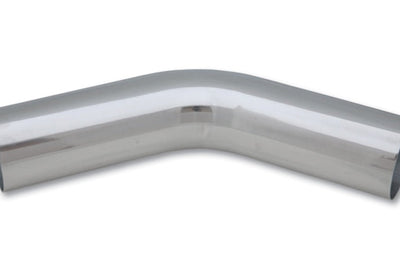 Vibrant 4in O.D. Universal Aluminum Tubing (45 degree bend) - Polished - Fabrication