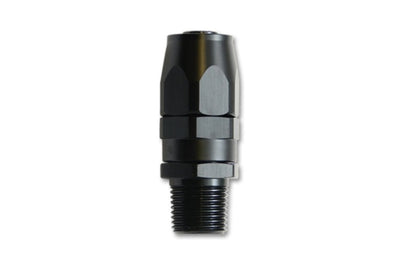 Vibrant -6AN Male NPT Straight Hose End Fitting - 1/4in - Fabrication