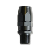 Vibrant -6AN Male NPT Straight Hose End Fitting - 1/8 - Fabrication