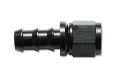 Vibrant -6AN Push-On Straight Hose End Fitting - Aluminum - Fabrication