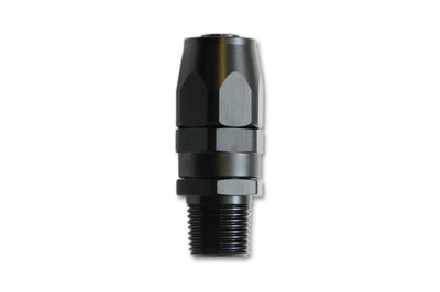Vibrant -8AN Male NPT Straight Hose End Fitting - 1/2 - Fabrication