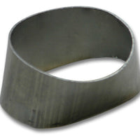 Vibrant 90mmx55mm Oval to 76mm Round Transition Adapter T304 SS for use with Part #1448 and #14480 - Fabrication