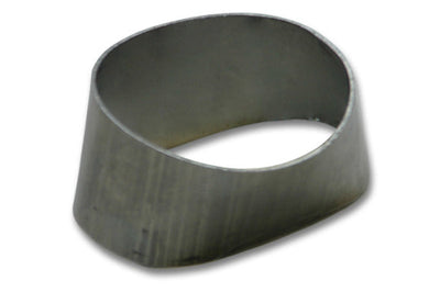 Vibrant 90mmx55mm Oval to 76mm Round Transition Adapter T304 SS for use with Part #1448 and #14480 - Fabrication