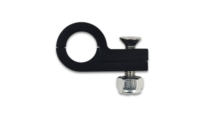 Vibrant Billet P-Clamp 3/8in ID - Anodized Black - Fabrication