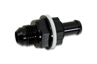 Vibrant Bulkhead Fuel Cell Adapter -6AN Male Flare x 5/16in Barb - Fabrication
