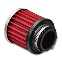 Vibrant Crankcase Breather Filter w/ Chrome Cap 1.5in 38mm Inlet ID - Air Filters