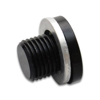 Vibrant M12 x 1.25 Metric Aluminum Port Plug with Crush Washer - Fabrication