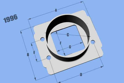 Vibrant MAF SenAdapter Plate Toyota w/ Bosch Sensuse 3in ID filteronly - Fabrication