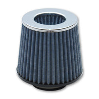Vibrant Open Funnel Perf Air Filter (5in Cone O.D. x 5in Tall 2.75in inlet I.D.) Chrome Cap - Filters