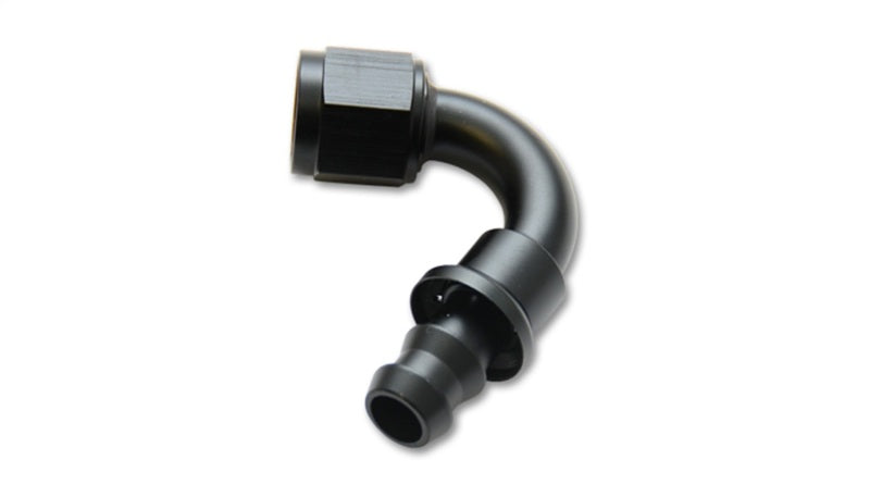 Vibrant Push-On 120 Degree Hose End Elbow Fitting - -8AN - Fabrication