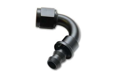Vibrant Push-On 120 Degree Hose End Elbow Fitting - -8AN - Fabrication