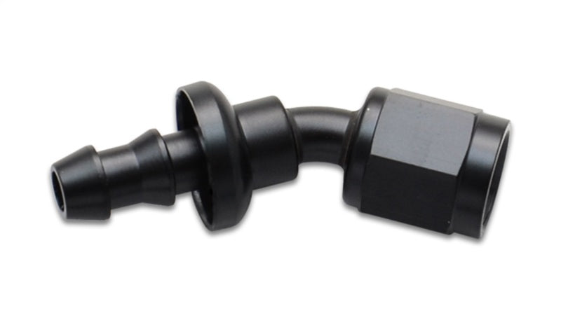 Vibrant Push-On 30 Degree Hose End Elbow FittingSize -4AN - Fabrication