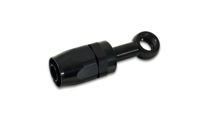 Vibrant Single -4AN x 10mm ID Banjo to Hose End Aluminum Fitting - Fabrication