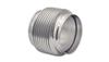 Vibrant SS Bellow Assembly w/ Solid Liner 4in inlet/outlet ID x overall L Electro Polished - Fabrication