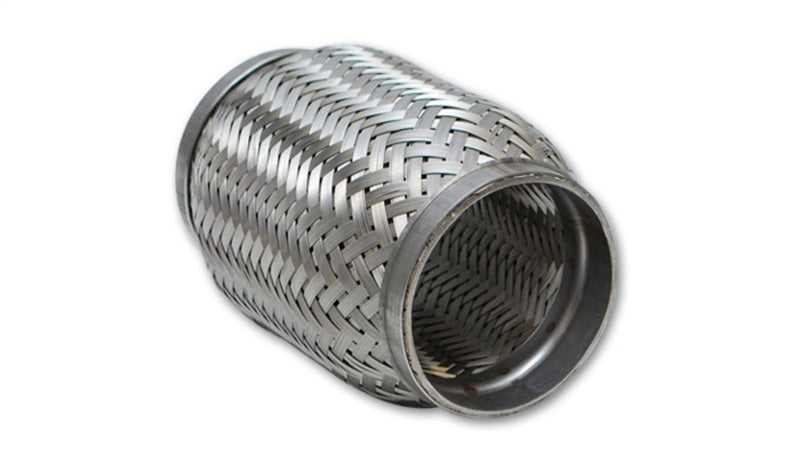 Vibrant SS Flex Coupling with Inner Braid Liner 2.25in inlet/outlet x 6in flex length - Fabrication