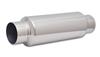 Vibrant SS Resonator (Standard Design) 3.5in inlet/outlet x 18in long w/5in OD resonator body - Exhaust Mufflers & Tips