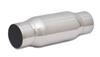 Vibrant SS Resonator (Standard Design) 3in inlet/outlet x 12in long - Exhaust Mufflers & Tips