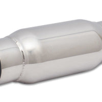 Vibrant SS Resonator (Standard Design) 3in inlet/outlet x 12in long - Exhaust Mufflers & Tips